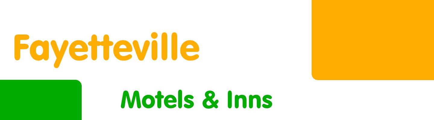 Best motels & inns in Fayetteville - Rating & Reviews